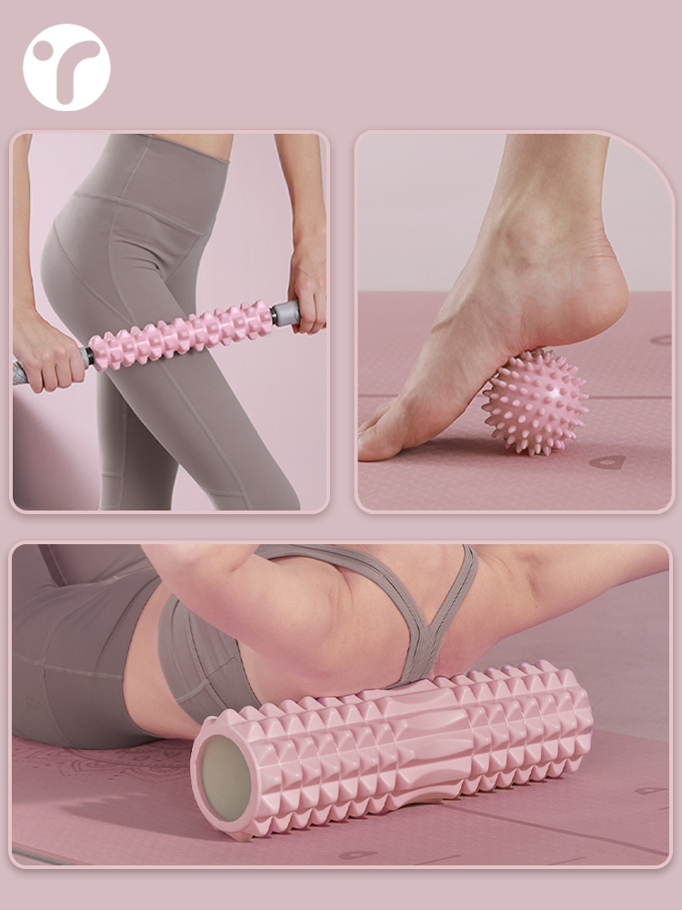 Yoga Fitness Stretching - Rodillo de masaje de espuma sólida