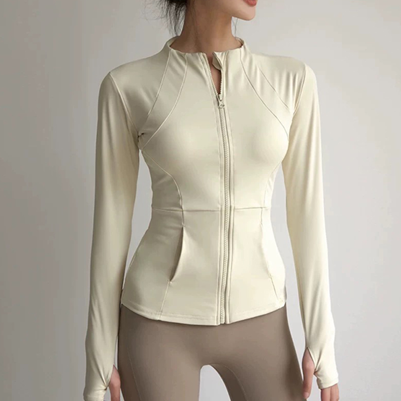 Yoga Fitness Jacket - Chaqueta deportiva de yoga para mujer,