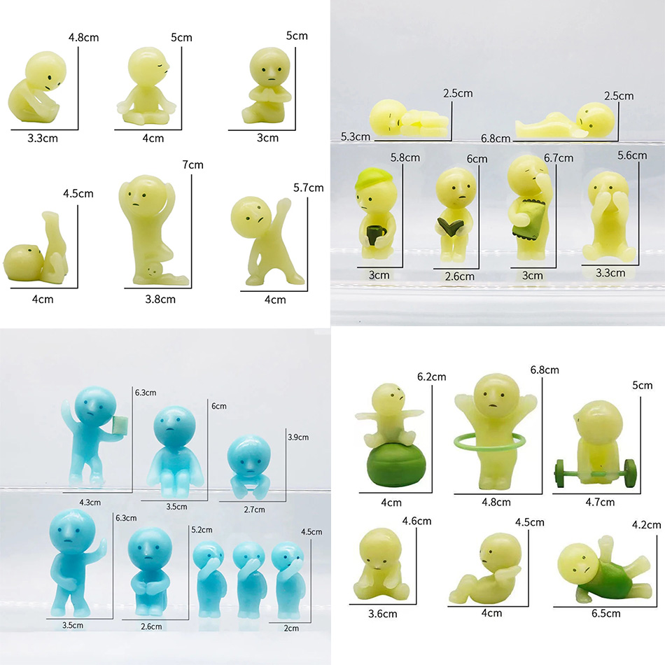 Yoga Fitness First - Figuras Mini que Brillan en la