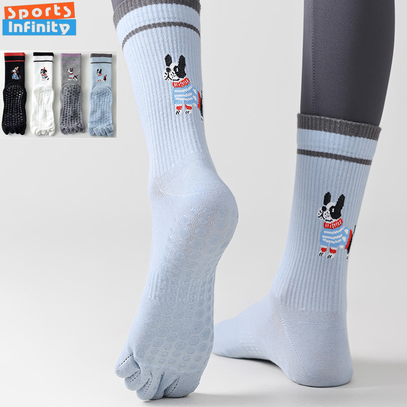 Yoga Fitness Dance - Calcetines de Yoga con estampado de
