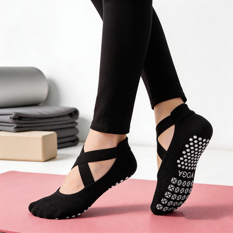 Yoga Fitness Dance - Calcetines de yoga antideslizantes para mujer,