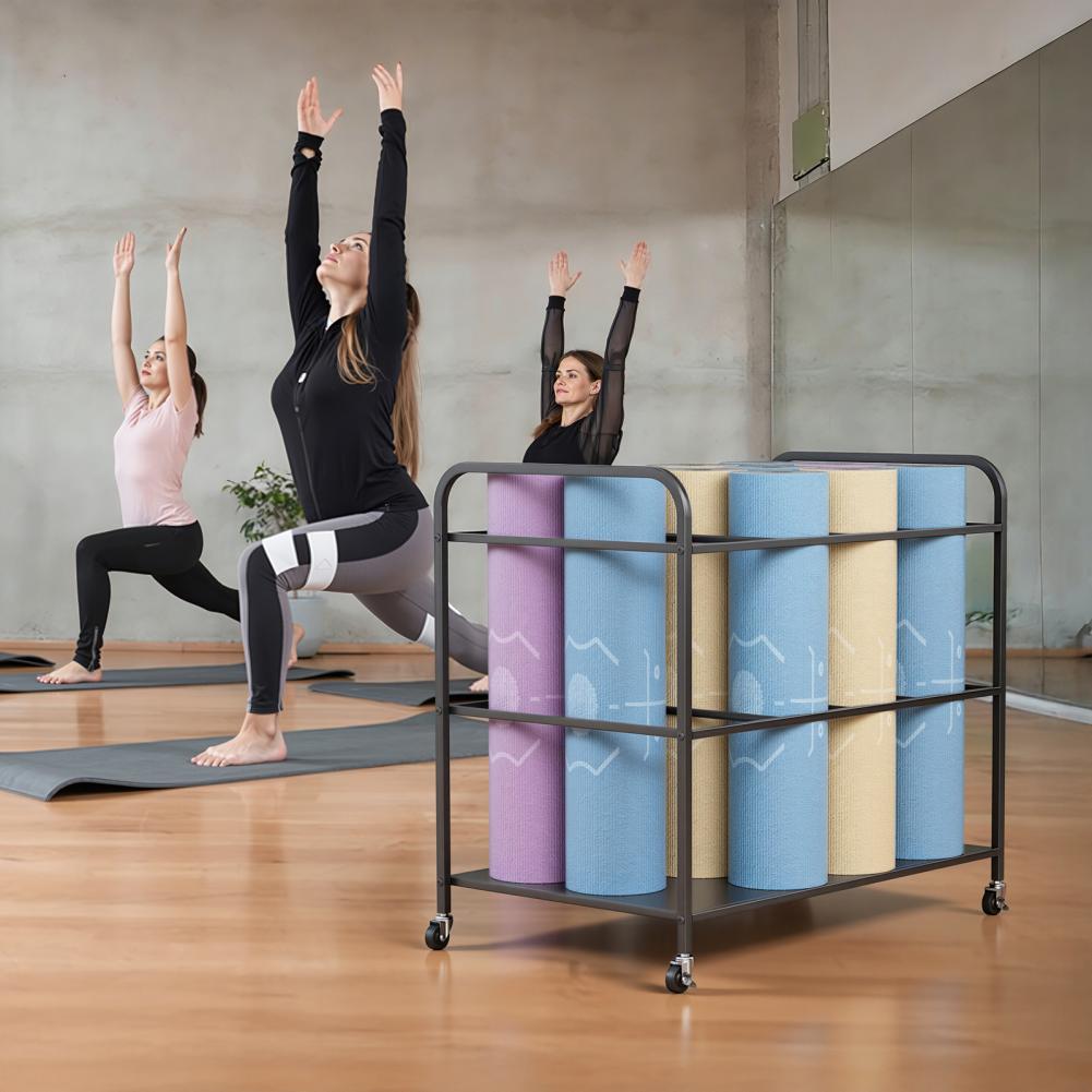 Yoga Fitness Rooms - Estante de Almacenamiento para Esterillas de