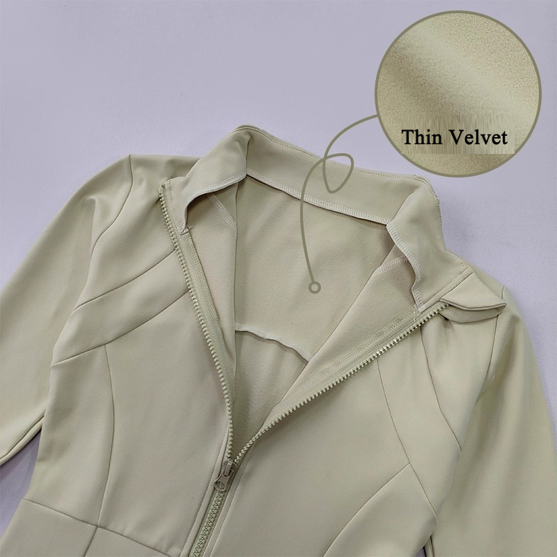 Yoga Fitness Jacket - Chaqueta deportiva de lana de manga