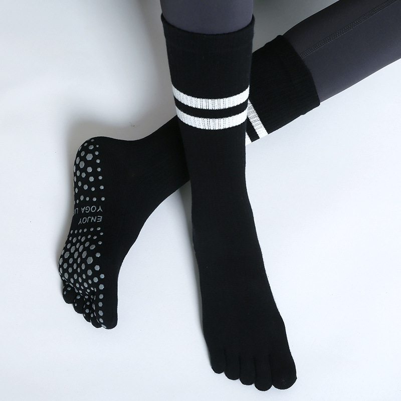 Yoga Fitness Dance - Calcetines de Yoga antideslizantes de cinco
