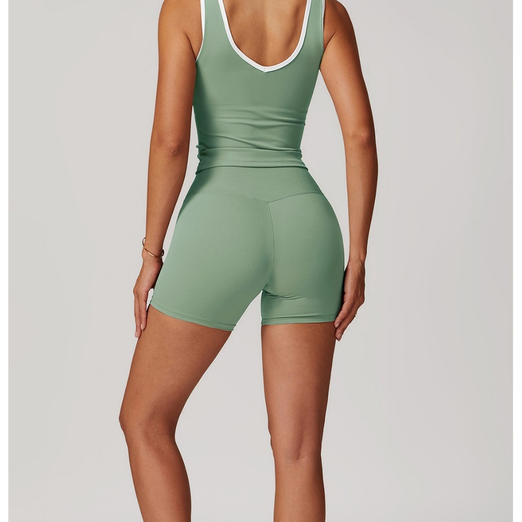Conjunto de yoga de cintura al - Yoga Fitness Health reseña y precio