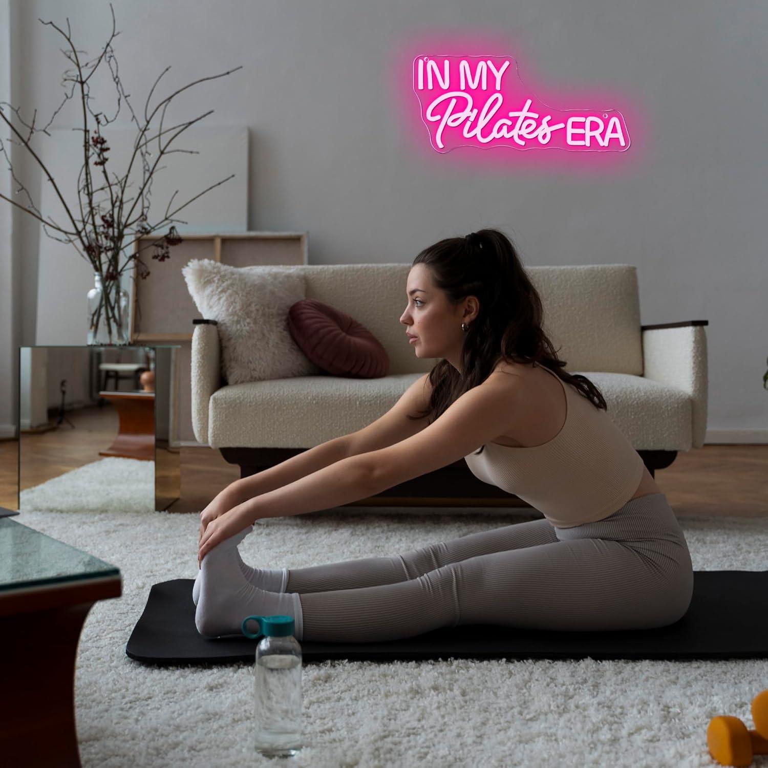 Letrero Luminoso LED Regulable - Yoga Fitness Rooms reseña y precio