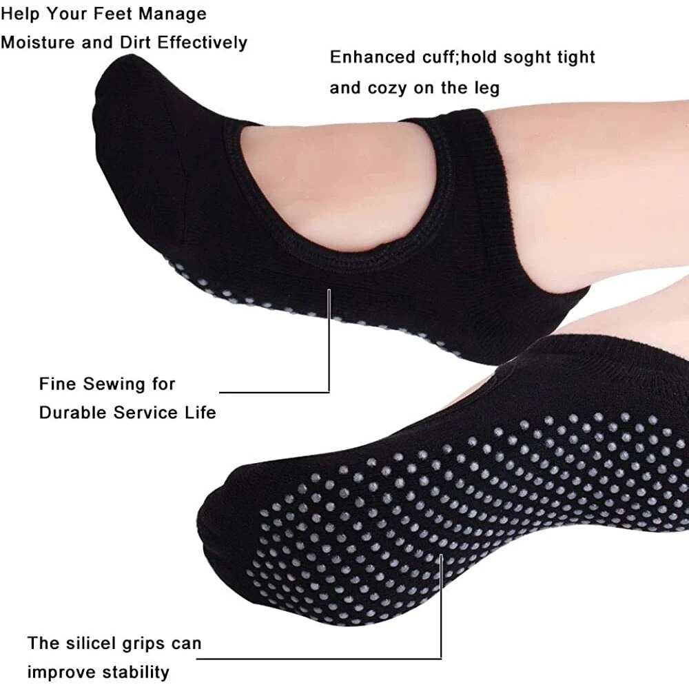 Calcetines de Yoga de alta cal - Yoga Fitness Dance reseña y precio