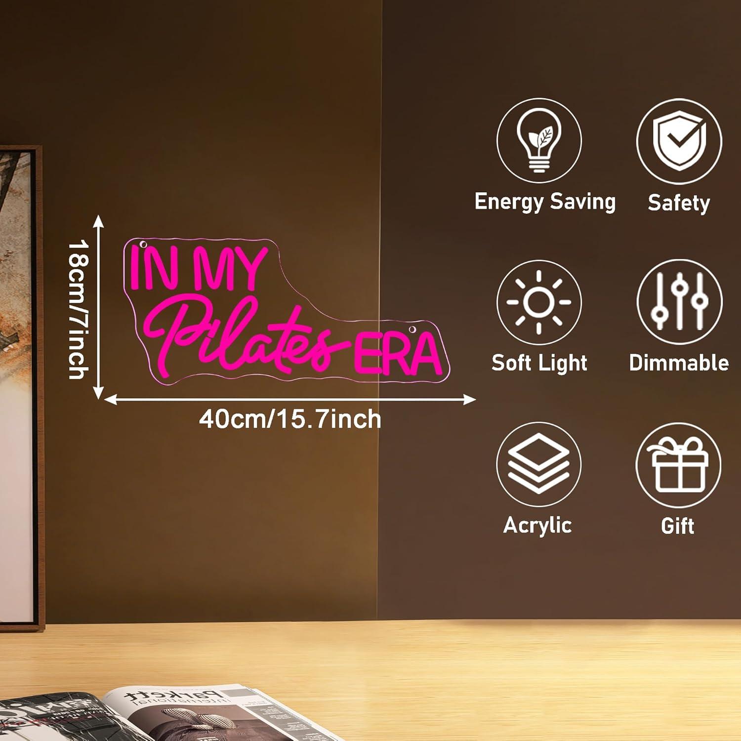 Letrero Luminoso LED Regulable - Yoga Fitness Rooms reseña y precio