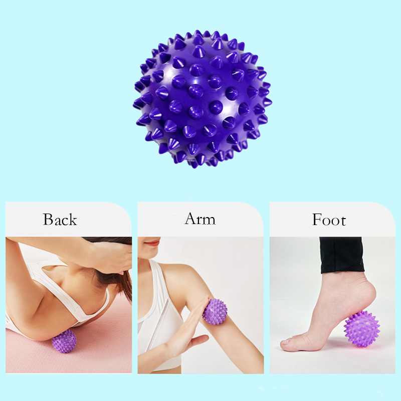 Bola de masaje espinosa de 7cm - Yoga Fitness Health reseña y precio