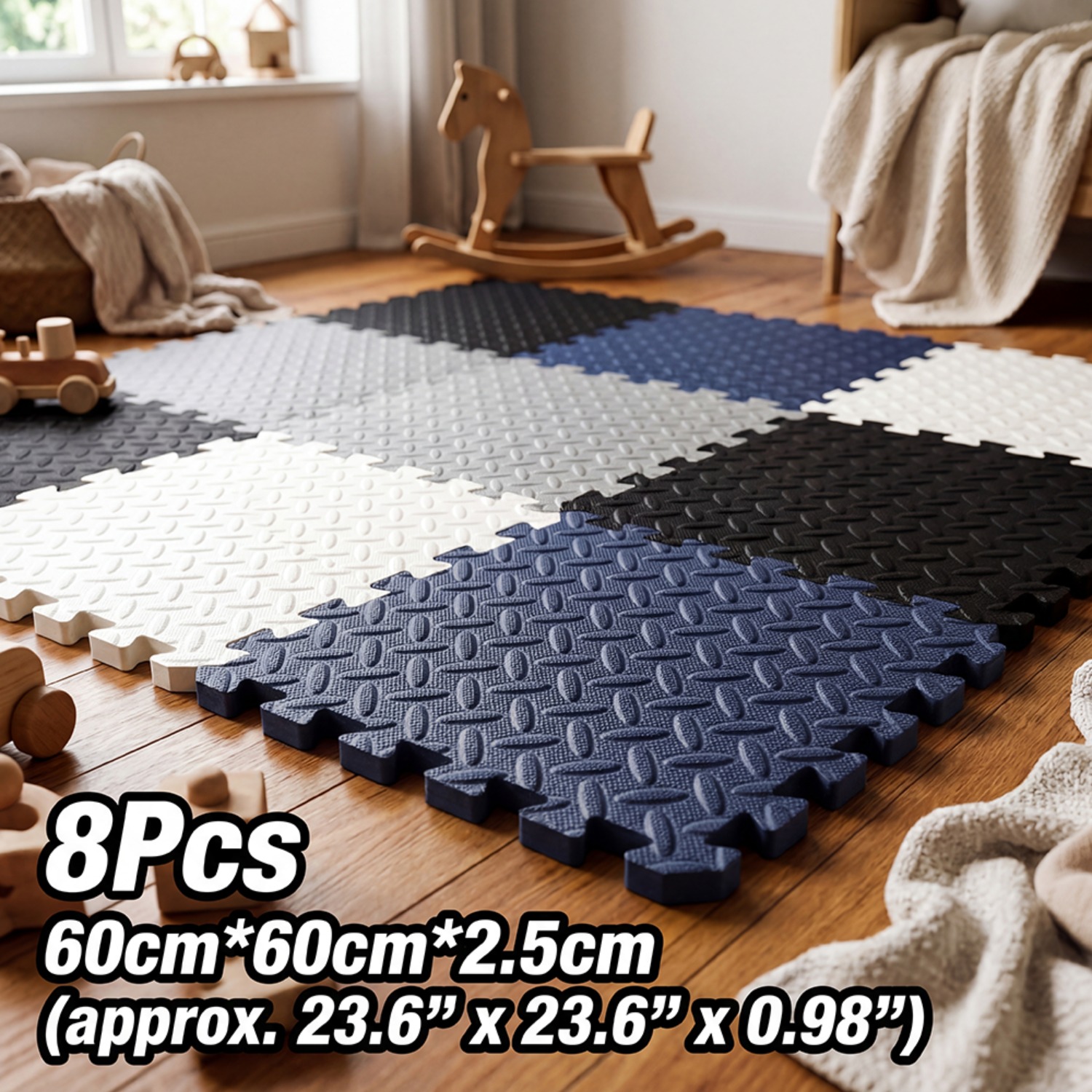 Alfombra de espuma EVA de 8 pi - Yoga Fitness Rooms reseña y precio