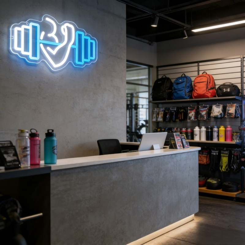 Letrero LED de Neón con Diseño - Yoga Fitness Rooms reseña y precio