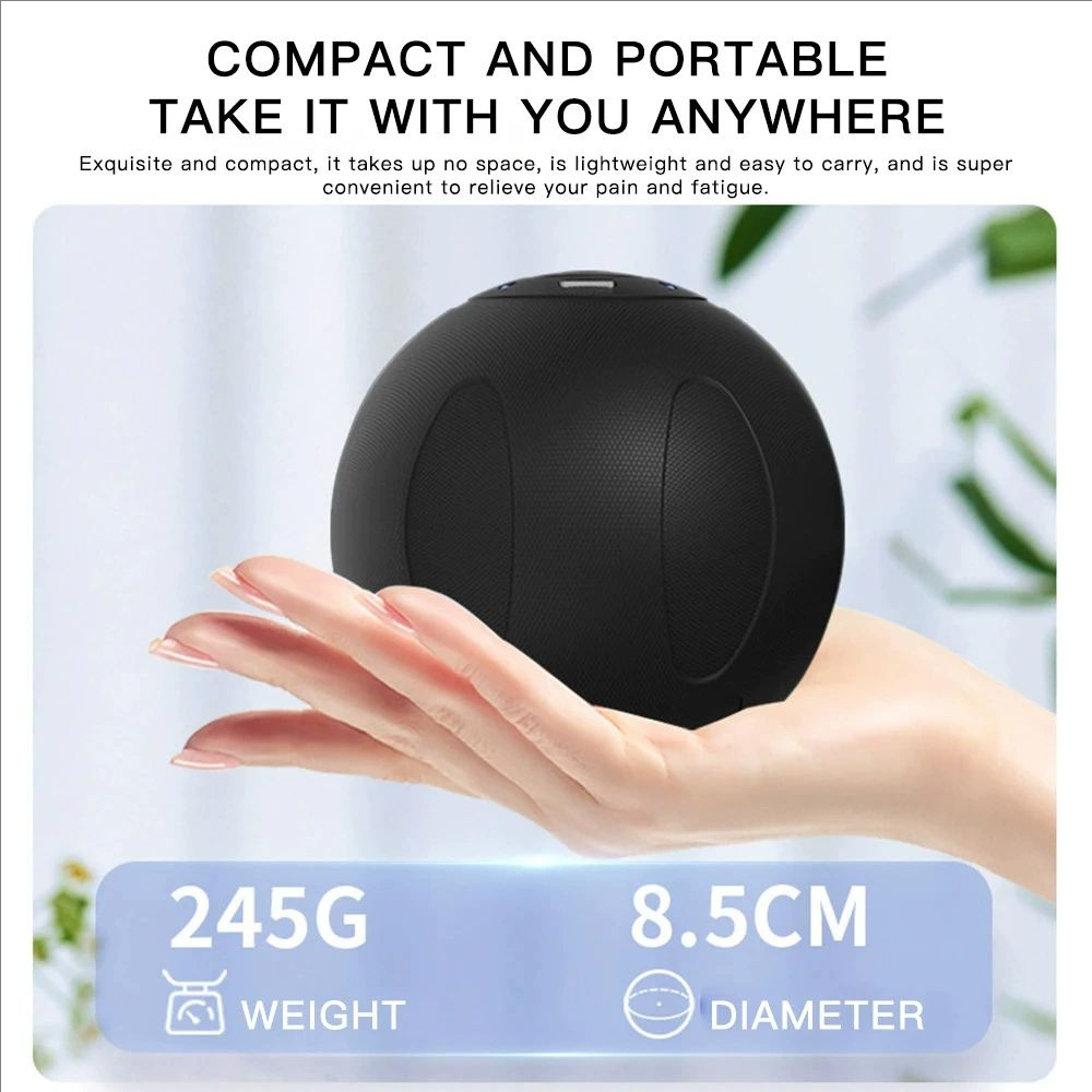 Bola de masaje eléctrica para  - Yoga Fitness Health reseña y precio