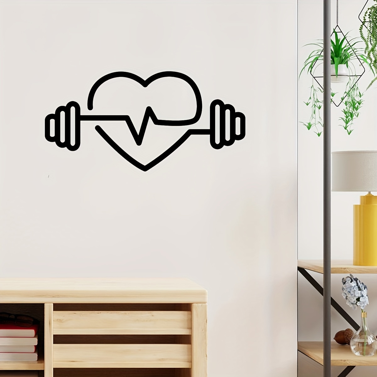 Calcomanía de Pared con Forma  - Yoga Fitness Health reseña y precio