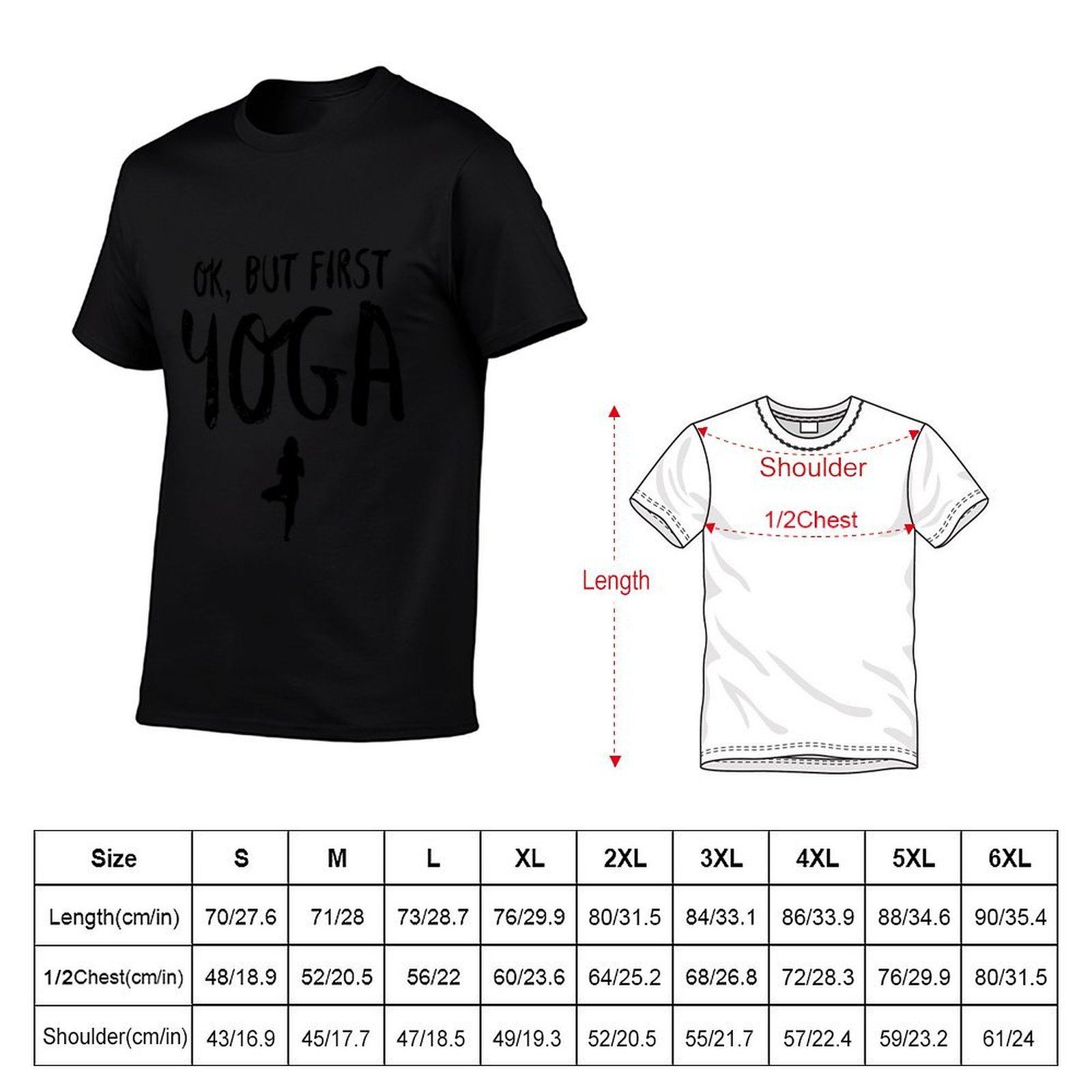 Camiseta divertida para amante - Yoga Fitness First reseña y precio